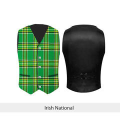 Men's Scottish Formal Tartan Waistcoats-Vest 4 Plaids