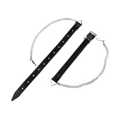 Blue Fur Sporran 3 Tassels Full Dress Kilt Sporran With Chain Belt